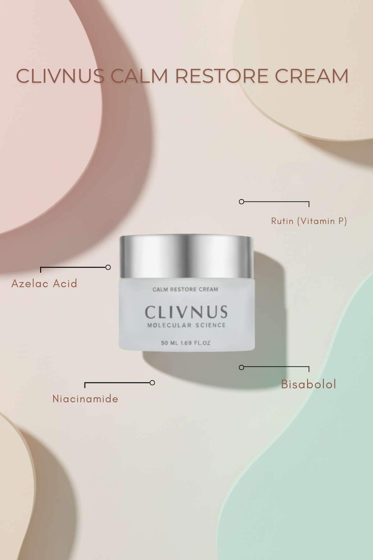 Clivnus Calm Restore Cream Bariyer Onarıcı Yatıştırı Yüz Kremi - 50 ml