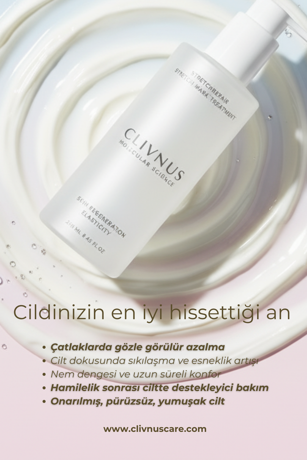 Clivnus StretchRepair Cream Onarıcı Krem
