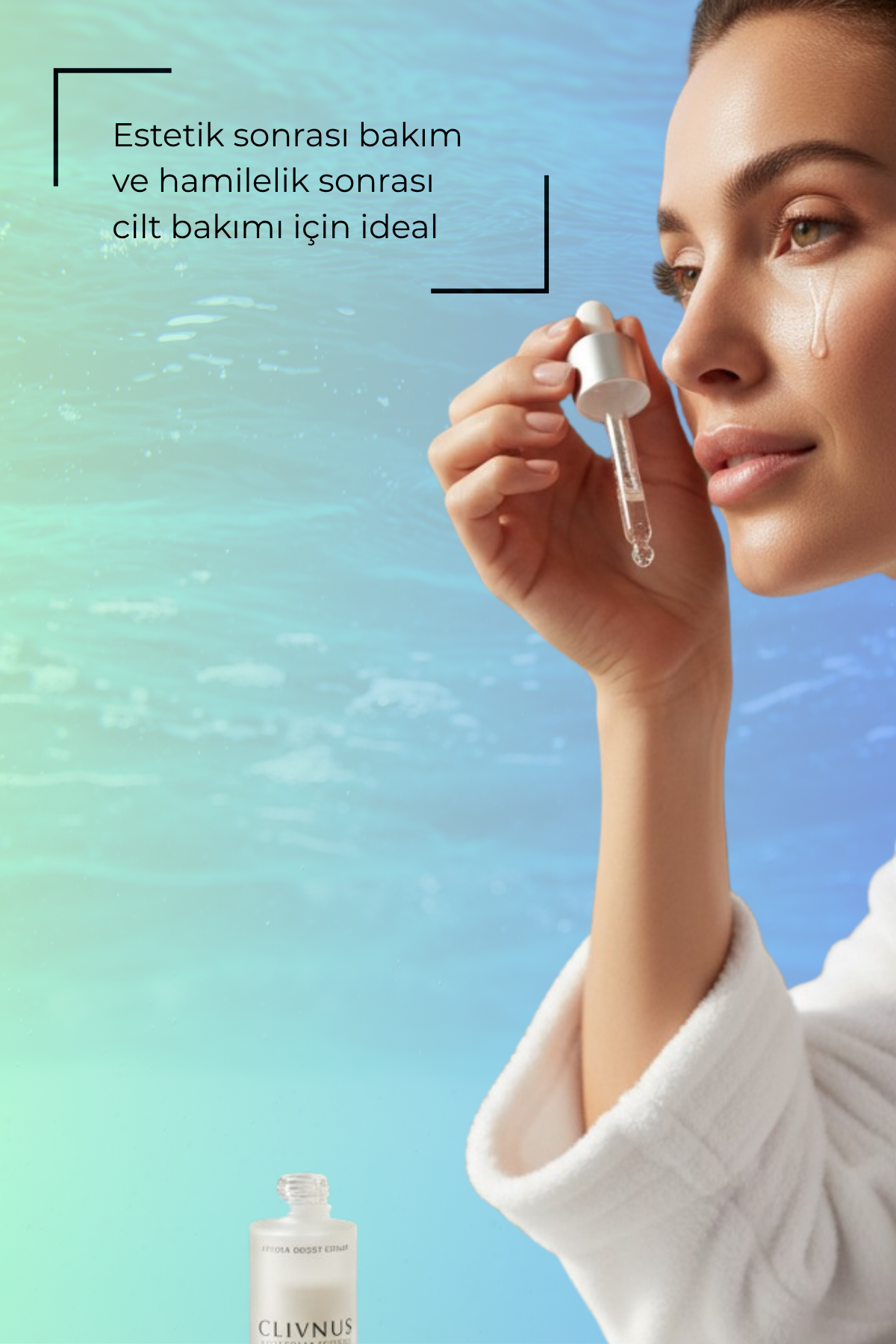 Clivnus Hydra Boost Hyaluronik Asit Serum 72 saat Derin Nemlendirici ve Bariyer Güçlendirici 30 ml