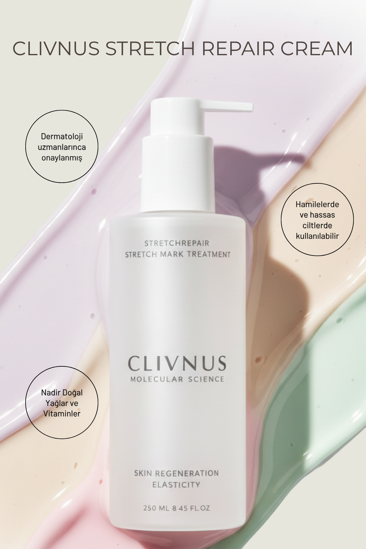Clivnus StretchRepair Cream Onarıcı Krem
